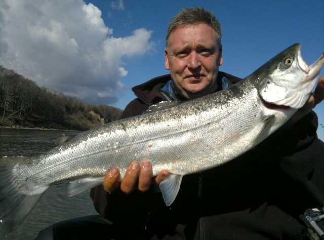 Surfcasting w Dębkachkolejna troć